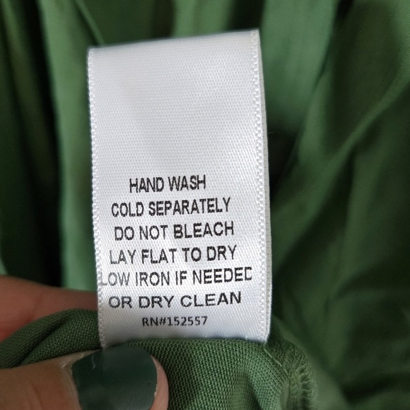 Baltic Born | Stefania Midi Dress In Green Size Medium NWOT - Picture 11 of 11